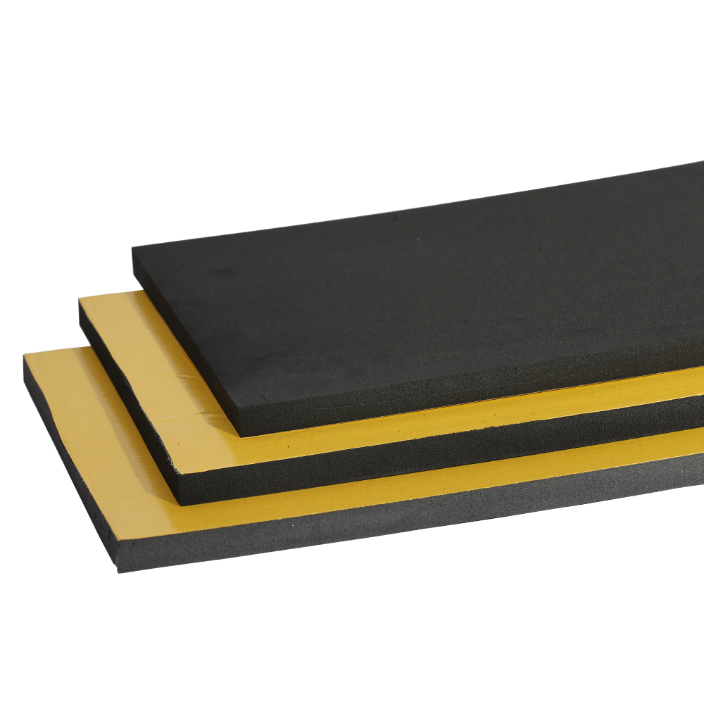 Dämmmatte, Dämmplatte, einseitig stark klebend - 1m x 0,5m x 10mm - 24 Stück